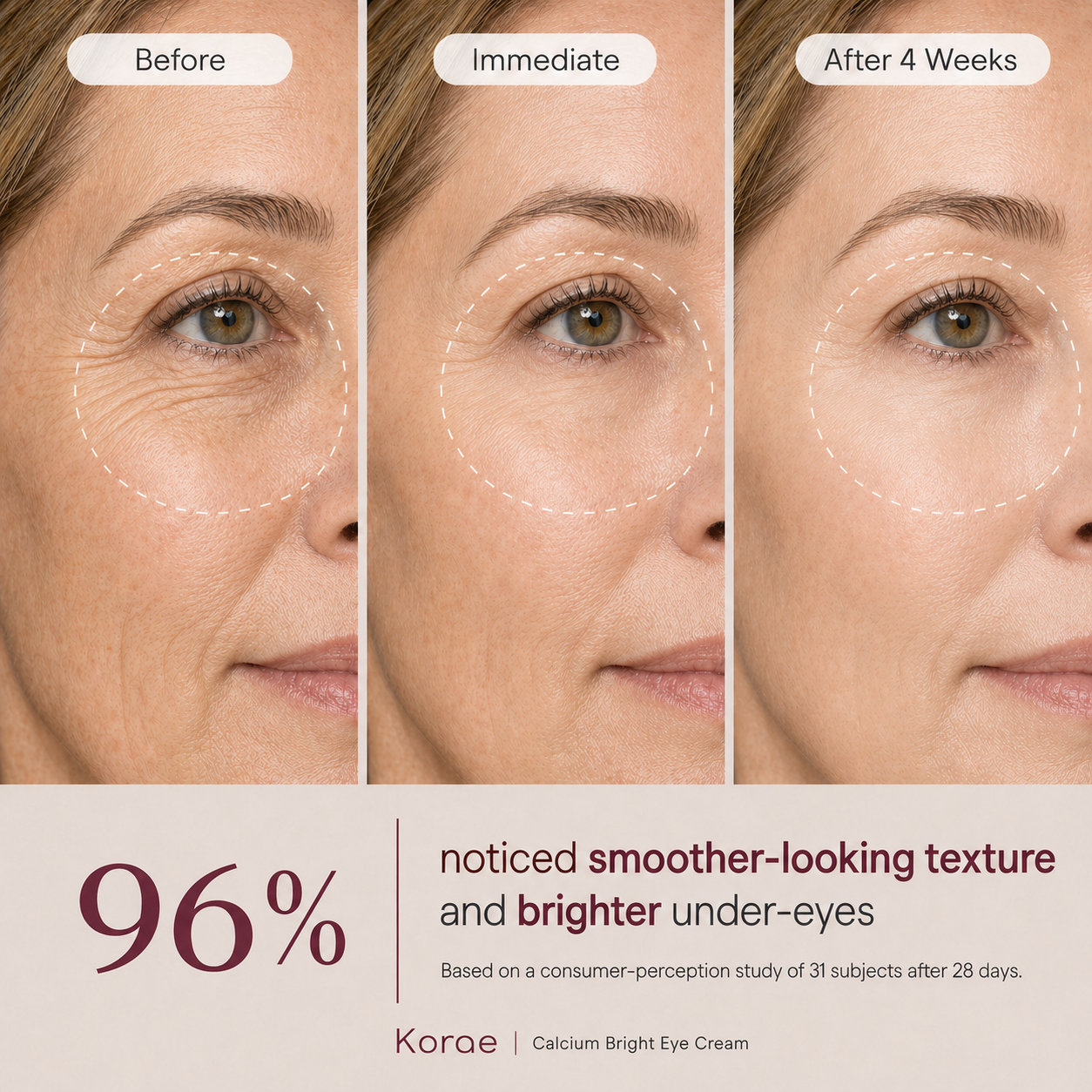Korae Seoul Calcium Bright Eye Cream